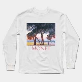 Juan les Pins (1888) by Claude Monet Long Sleeve T-Shirt